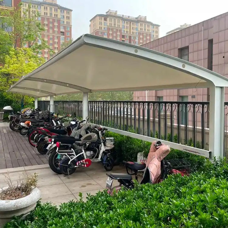 冕宁县膜结构电动车棚